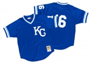 Mesh BP Jerseys Mitchell & Ness Bo Jackson 1989 Kansas City Royals Hombre | 2531SPYVE