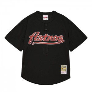 Mesh BP Jerseys Mitchell & Ness Craig Biggio Houston Astros 2002 BP Jersey Hombre | 7350DTRIM