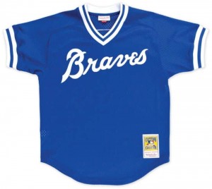 Mesh BP Jerseys Mitchell & Ness Dale Murphy Atlanta Braves 1981 Pullover Jersey Hombre | 0465EMYBL