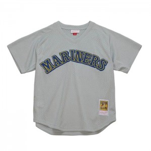 Mesh BP Jerseys Mitchell & Ness Edgar Martinez Seattle Mariners 1989 Pullover Jersey Hombre | 9245QEVHW