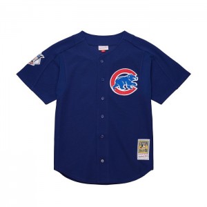 Mesh BP Jerseys Mitchell & Ness Greg Maddux Chicago Cubs Dark 2005 BP Jersey Hombre | 4853PNHVR