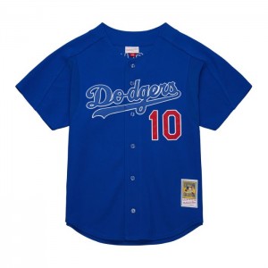 Mesh BP Jerseys Mitchell & Ness Hideo Nomo Los Angeles Dodgers Dark 2004 BP Jersey Hombre | 4308DSRCQ