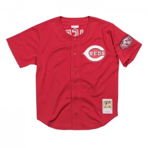 Mesh BP Jerseys Mitchell & Ness Mesh BP Cincinnati Reds 2000 Ken Griffey Jr. Hombre | 2817AEZCO