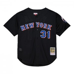 Mesh BP Jerseys Mitchell & Ness Mike Piazza New York Mets Dark 2000 BP Jersey Hombre | 2390VQCYF