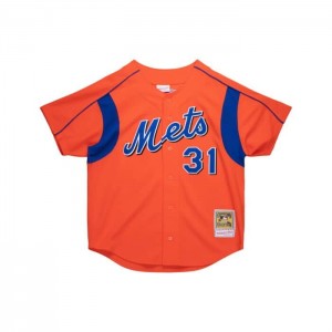 Mesh BP Jerseys Mitchell & Ness Mike Piazza New York Mets 2004 BP Jersey Hombre | 7364DFBYT
