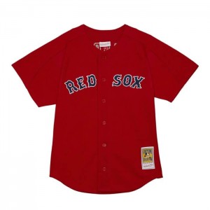 Mesh BP Jerseys Mitchell & Ness Nomar Garciaparra Boston Red Sox 2004 BP Jersey Hombre | 5432EJTDI