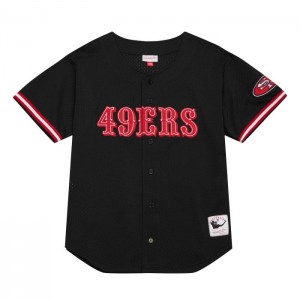 Mesh BP Jerseys Mitchell & Ness On The Clock Mesh Button Front San Francisco 49ers Hombre | 1957FKVCJ