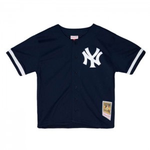 Mesh BP Jerseys Mitchell & Ness Reggie Jackson New York Yankees 1997 Button Front Jersey Hombre | 2416SECDU