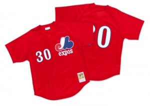 Mesh BP Jerseys Mitchell & Ness Tim Raines 1989 Montreal Expos Hombre | 1035WDFCR
