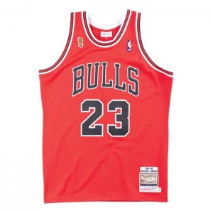 Michael Jordan Mitchell & Ness Chicago Bulls Carretera Finals 1995-96 Hombre | 7624YSIBH