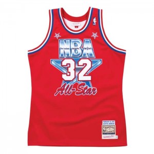 NBA Authentic Mitchell & Ness All Star West 1991-92 Magic Johnson Hombre | 5617NCQPU