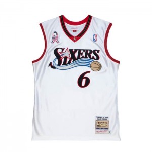 NBA Authentic Mitchell & Ness Allen Iverson All Star East 2001-02 Jersey Hombre | 6943USHTE
