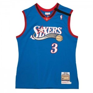NBA Authentic Mitchell & Ness Allen Iverson Philadelphia 76ers 1999-00 Jersey Hombre | 0359FRLKE