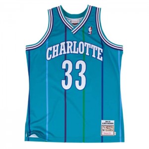 NBA Authentic Mitchell & Ness Alonzo Mourning 1992-93 Charlotte Hornets Hombre | 1086LNYWT