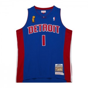 NBA Authentic Mitchell & Ness Chauncey Billups Detroit Pistons Dark Finals 2004 Jersey Hombre | 0812KXGDT