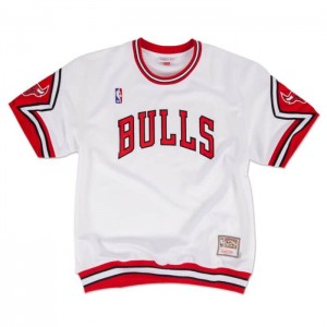 NBA Authentic Mitchell & Ness Chicago Bulls 1987-88 Shooting Shirt Hombre | 4087XVYKT