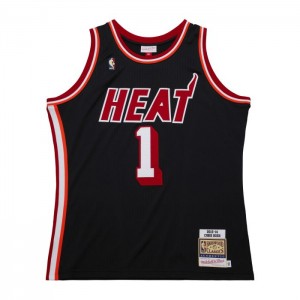 NBA Authentic Mitchell & Ness Chris Bosh Miami Heat Dark HWC 2013-14 Jersey Hombre | 0598LNHBY