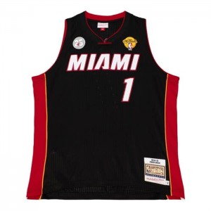 NBA Authentic Mitchell & Ness Chris Bosh Miami Heat Carretera Finals 2012-13 Jersey Hombre | 8675SNJHU