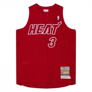 NBA Authentic Mitchell & Ness Christmas Day Dwyane Wade Miami Heat 2012-13 Jersey Hombre | 7460DSNZM