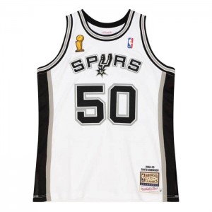 NBA Authentic Mitchell & Ness David Robinson San Antonio Spurs Finals 2002-03 Jersey Hombre | 9453IWBOS