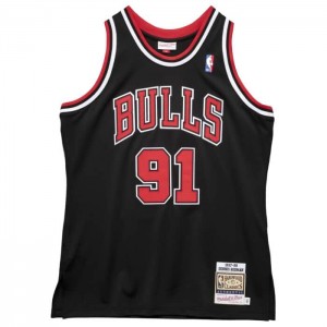NBA Authentic Mitchell & Ness Dennis Rodman Chicago Bulls Alternate 1997-98 Jersey Hombre | 9734RHXQF