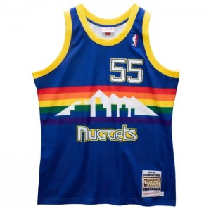 NBA Authentic Mitchell & Ness Denver Nuggets 1991-92 Dikembe Mutombo Hombre | 9458BLEWK