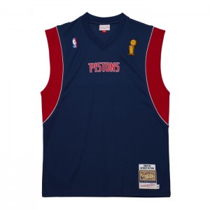 NBA Authentic Mitchell & Ness Detroit Pistons Shooting Shirt 2003-04 Shooting Shirt Hombre | 6830XHIGJ