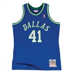 NBA Authentic Mitchell & Ness Dirk Nowitzki Dallas Mavericks Carretera 1998-99 Jersey Hombre | 7435XPLDB