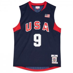 NBA Authentic Mitchell & Ness Dwyane Wade Team USA 2008 Jersey Hombre | 8643CAXTZ