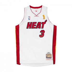 NBA Authentic Mitchell & Ness Dwyane Wade Miami Heat 2005-06 Jersey Hombre | 8567AKFVY