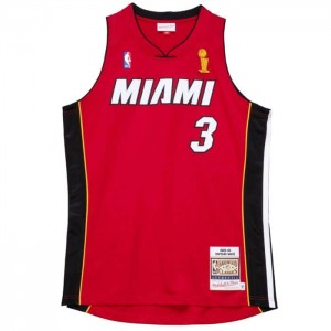 NBA Authentic Mitchell & Ness Dwyane Wade Miami Heat Alternate 2005-06 Jersey Hombre | 8473OLDER