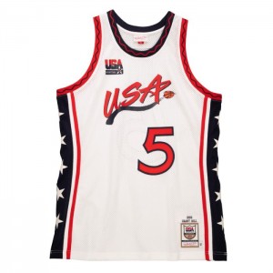 NBA Authentic Mitchell & Ness Grant Hill Team USA 1996-97 Jersey Hombre | 5603IMYLW