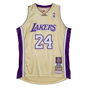 NBA Authentic Mitchell & Ness HOF #24 Kobe Bryant Los Angeles Lakers 1996-2016 Jersey Hombre | 0423APBLT