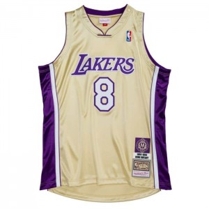 NBA Authentic Mitchell & Ness HOF #8 Kobe Bryant Los Angeles Lakers 1996-2016 Jersey Hombre | 7826BCFRI