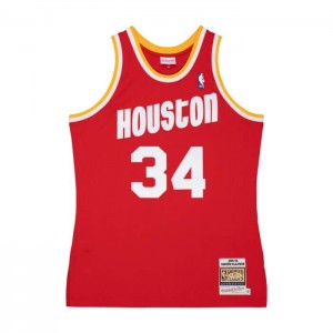 NBA Authentic Mitchell & Ness Hakeem Olajuwon Houston Rockets 1993-94 Jersey Hombre | 1907UOIJC