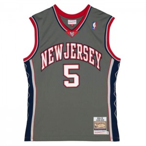 NBA Authentic Mitchell & Ness Jason Kidd New Nets Alternate 2004-05 Jersey Hombre | 5276XKOIC
