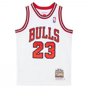 NBA Authentic Mitchell & Ness Jordan 3 Chicago Bulls Jersey Hombre | 0675XNVRU