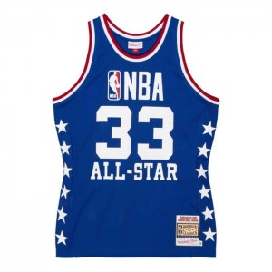 NBA Authentic Mitchell & Ness Kareem Abdul-Jabbar All Star West 1985-86 Jersey Hombre | 7156YMAHE