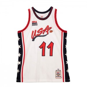 NBA Authentic Mitchell & Ness Karl Malone Team USA 1996-97 Jersey Hombre | 0543WLTMK