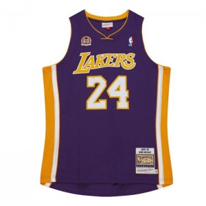 NBA Authentic Mitchell & Ness Kobe Bryant Los Angeles Lakers 2007-08 Jersey Hombre | 3514UCQVO