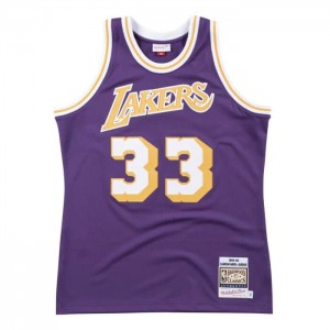 NBA Authentic Mitchell & Ness Los Angeles Lakers 1983-84 Kareem Abdul-Jabbar Hombre | 8549INHML