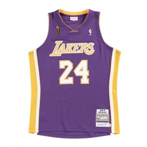 NBA Authentic Mitchell & Ness Los Angeles Lakers Carretera Finals 2008-09 Kobe Bryant Hombre | 5718AXOIM