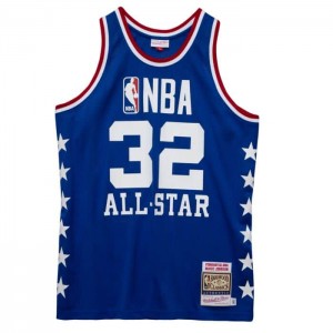 NBA Authentic Mitchell & Ness Magic Johnson All Star West 1985-86 Jersey Hombre | 7362FCPUM