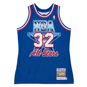 NBA Authentic Mitchell & Ness Magic Johnson All Star West 1992-93 Jersey Hombre | 0365BOVHX