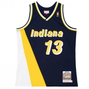 NBA Authentic Mitchell & Ness Mark Jackson Indiana Pacers 1996-97 Jersey Hombre | 8137OVEPQ