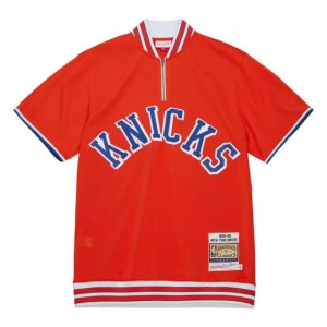 NBA Authentic Mitchell & Ness New York Knicks 1968-69 Shooting Shirt Hombre | 1256EDGPS
