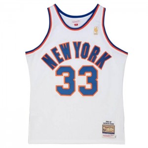 NBA Authentic Mitchell & Ness Patrick Ewing New York Knicks 1996-97 Jersey Hombre | 7048CNBVF