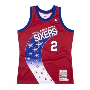 NBA Authentic Mitchell & Ness Philadelphia 76ers 1993-94 Moses Malone Hombre | 3785PKEMB