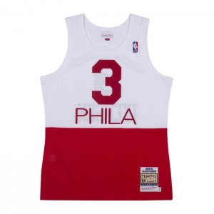 NBA Authentic Mitchell & Ness Philadelphia 76ers 2003-04 Allen Iverson Hombre | 9870HJNCQ