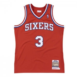 NBA Authentic Mitchell & Ness Philadelphia 76ers 2002-03 Allen Iverson Hombre | 7219RYHLG
